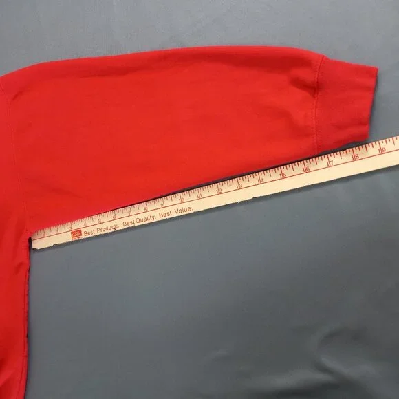 Retro Pacific & Co Surf Shop Red Pullover Hoodie Unisex Large - Picture 7 of 14